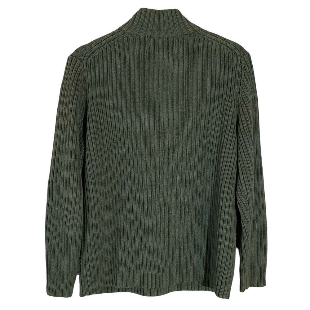 Lands' End 1/4 Zip Sweater Women's Medium Vintage - Picture 2 of 8